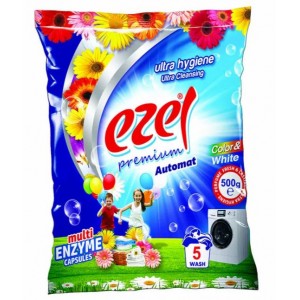 Prací prášok Ezel Ultra Hygiene - White&Color - 500 g/5 praní